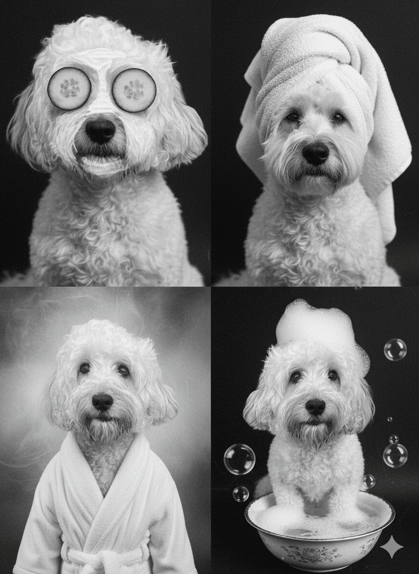 Beispiel: Spa, Schwarz-Weiss